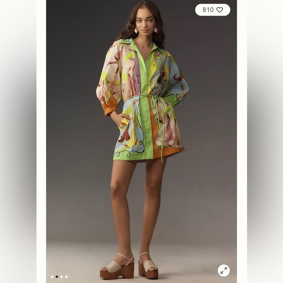 ALEMAIS Rafaela mini dress Size US 8 - Picture 7 of 11